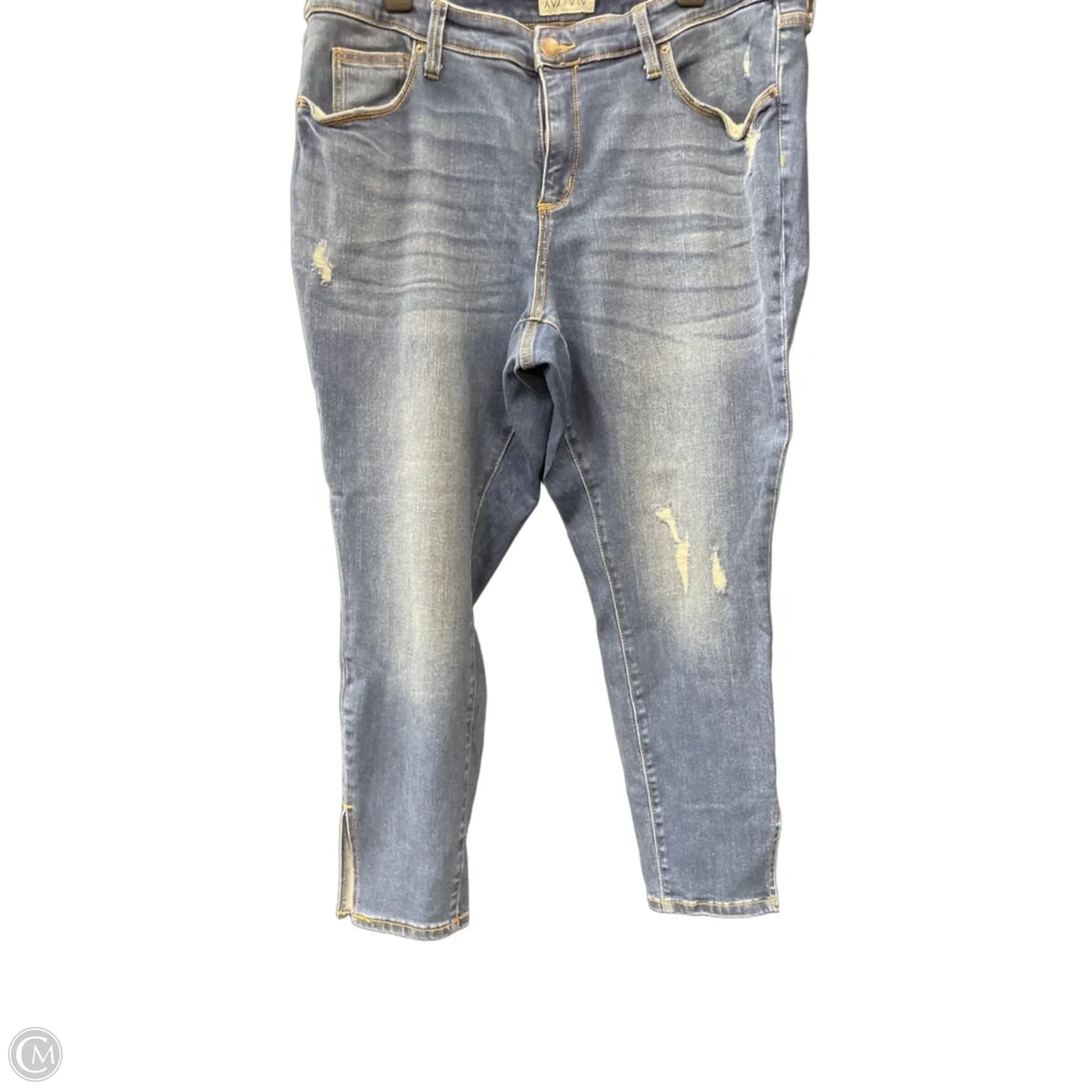 Jeans Skinny By Ava & Viv, Size: 18