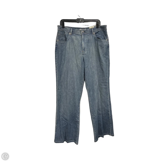 Jeans Wide Leg By Chicos In Blue Denim, Size: L