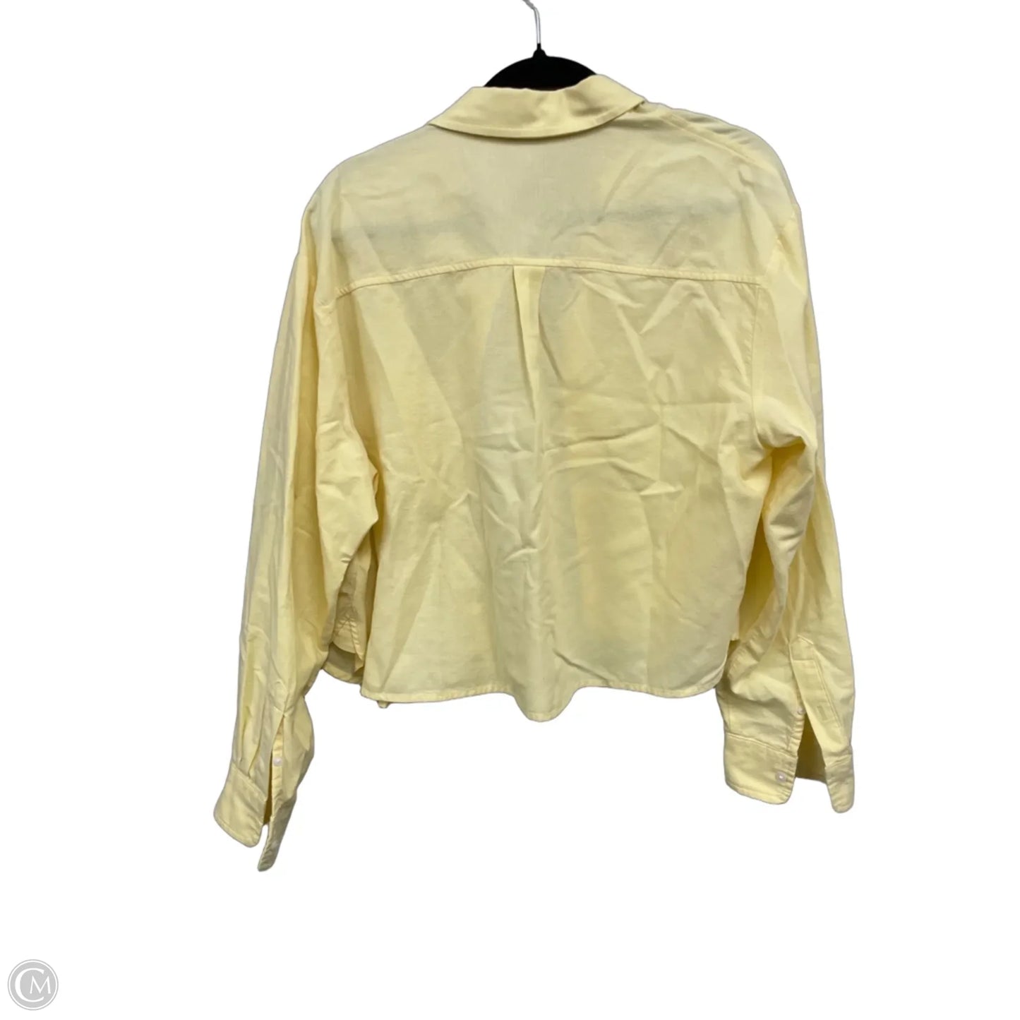Top Long Sleeve By Old Navy In Yellow, Size: L