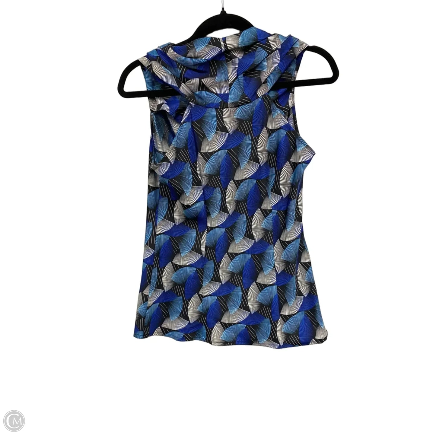 Top Sleeveless By Clothes Mentor In Blue & White, Size: Sp