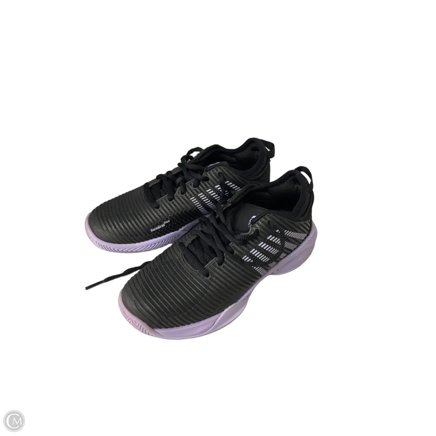 Shoes Athletic By K Swiss In Black & Purple, Size: 6
