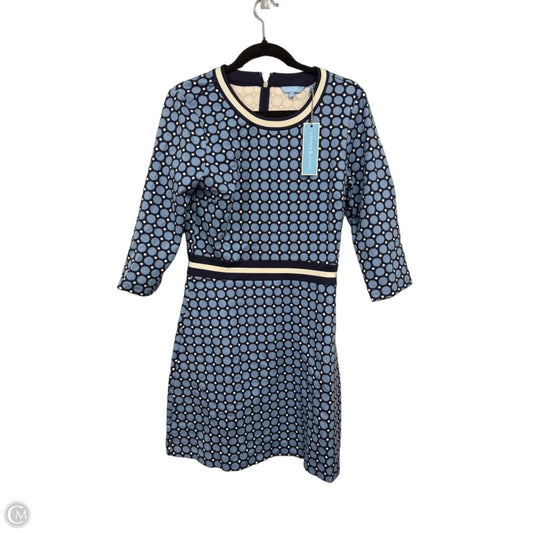 Dress Casual Short By Draper James In Blue & White, Size: M