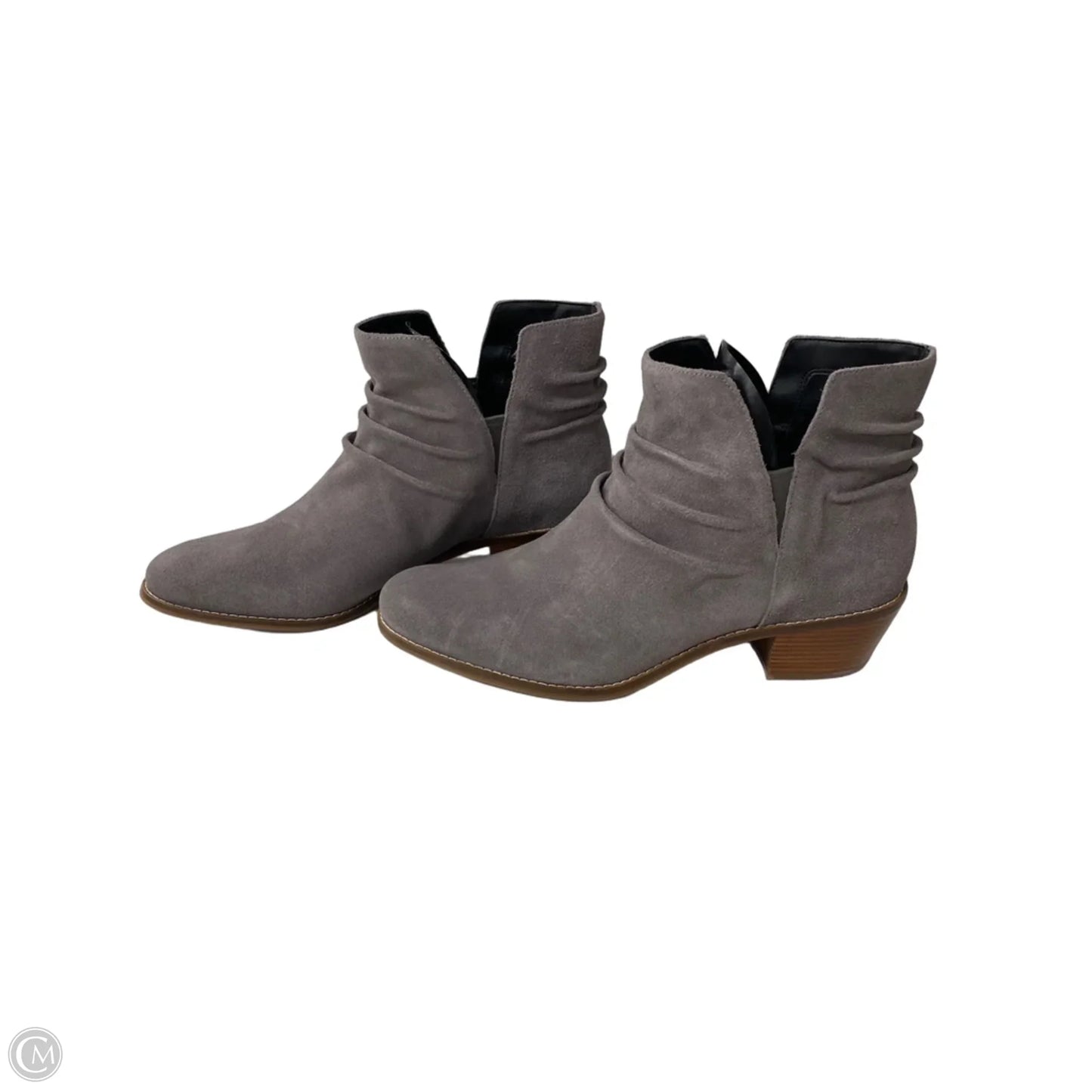 Boots Ankle Heels By Cole-haan In Grey, Size: 11