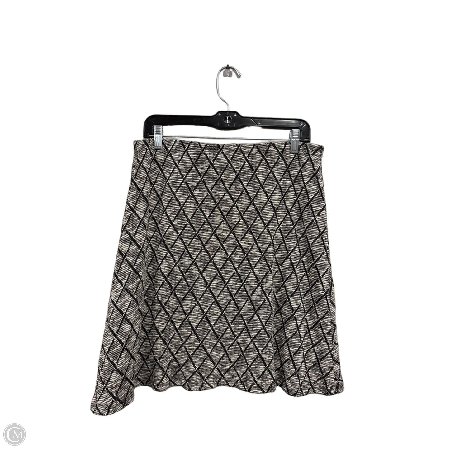 Skirt Mini & Short By Clothes Mentor In Black & White, Size: L