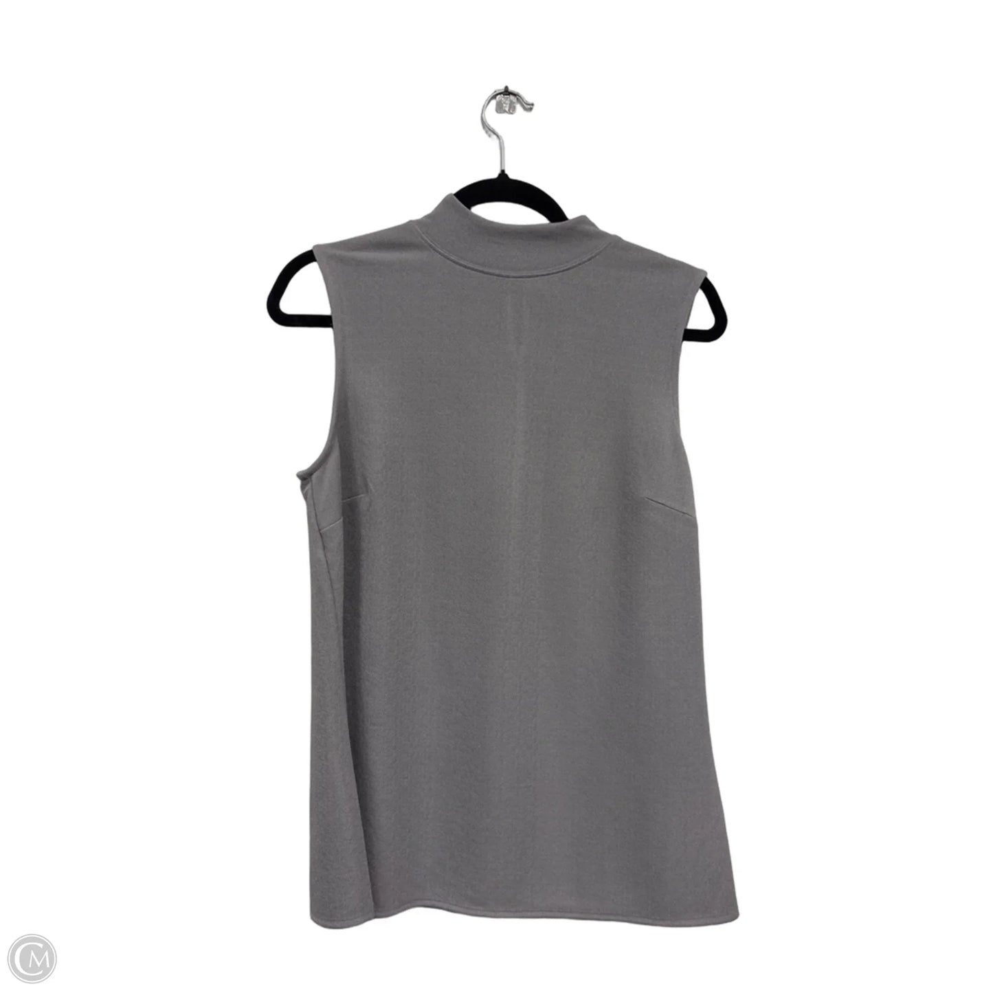 Top Sleeveless By Banana Republic In Grey, Size: M
