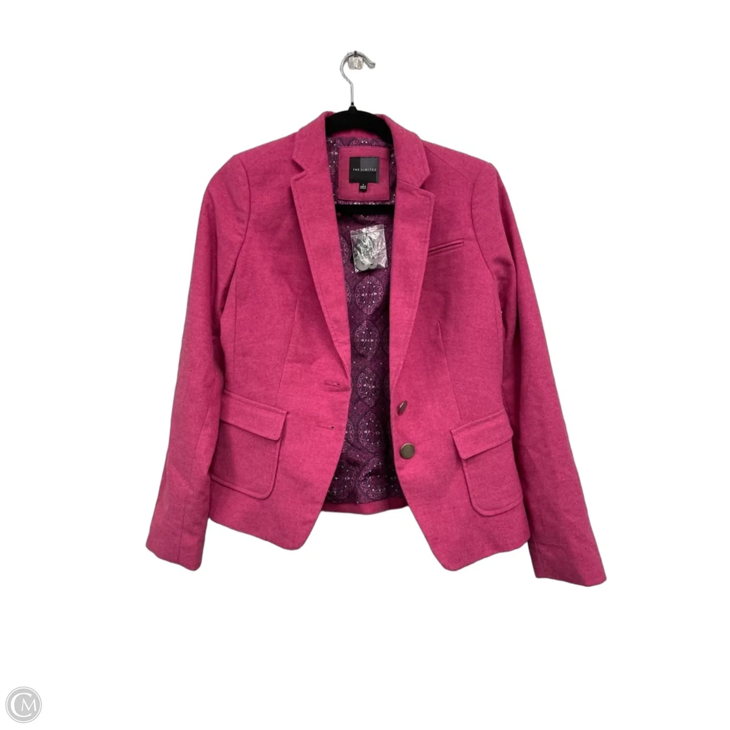 Blazer By Limited In Pink, Size: S