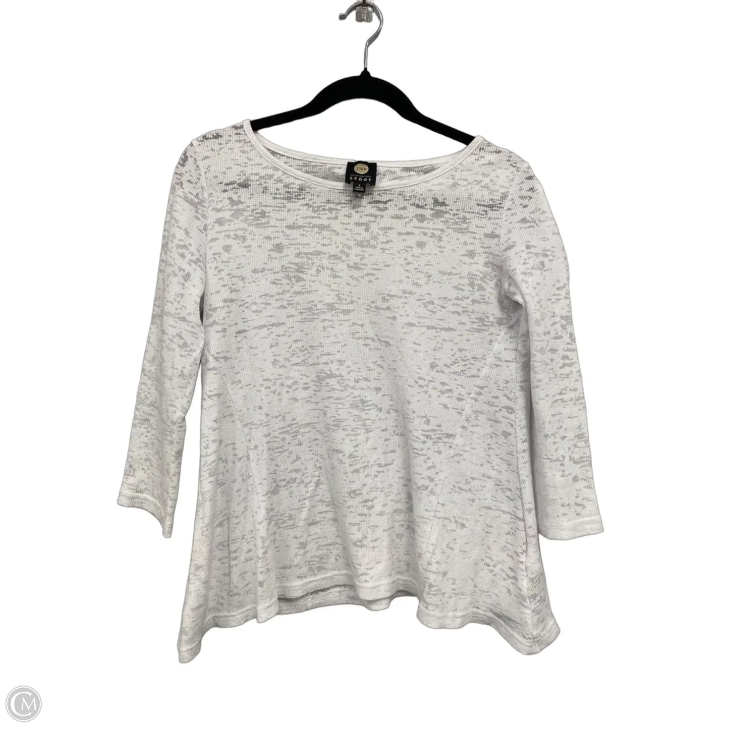 Top 3/4 Sleeve By Jones New York In White, Size: S