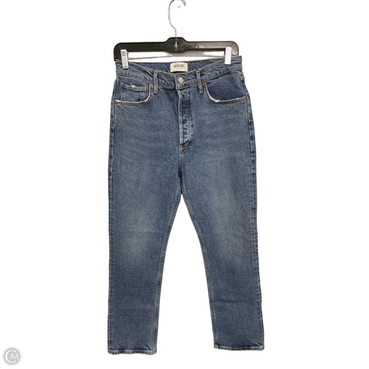Jeans Designer By Agolde In Blue Denim, Size: 2l