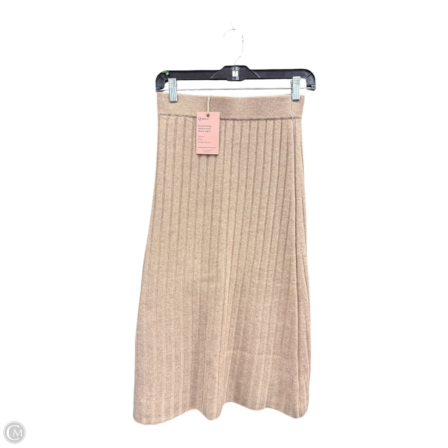 Skirt Set 2pc By Quince In Brown, Size: S