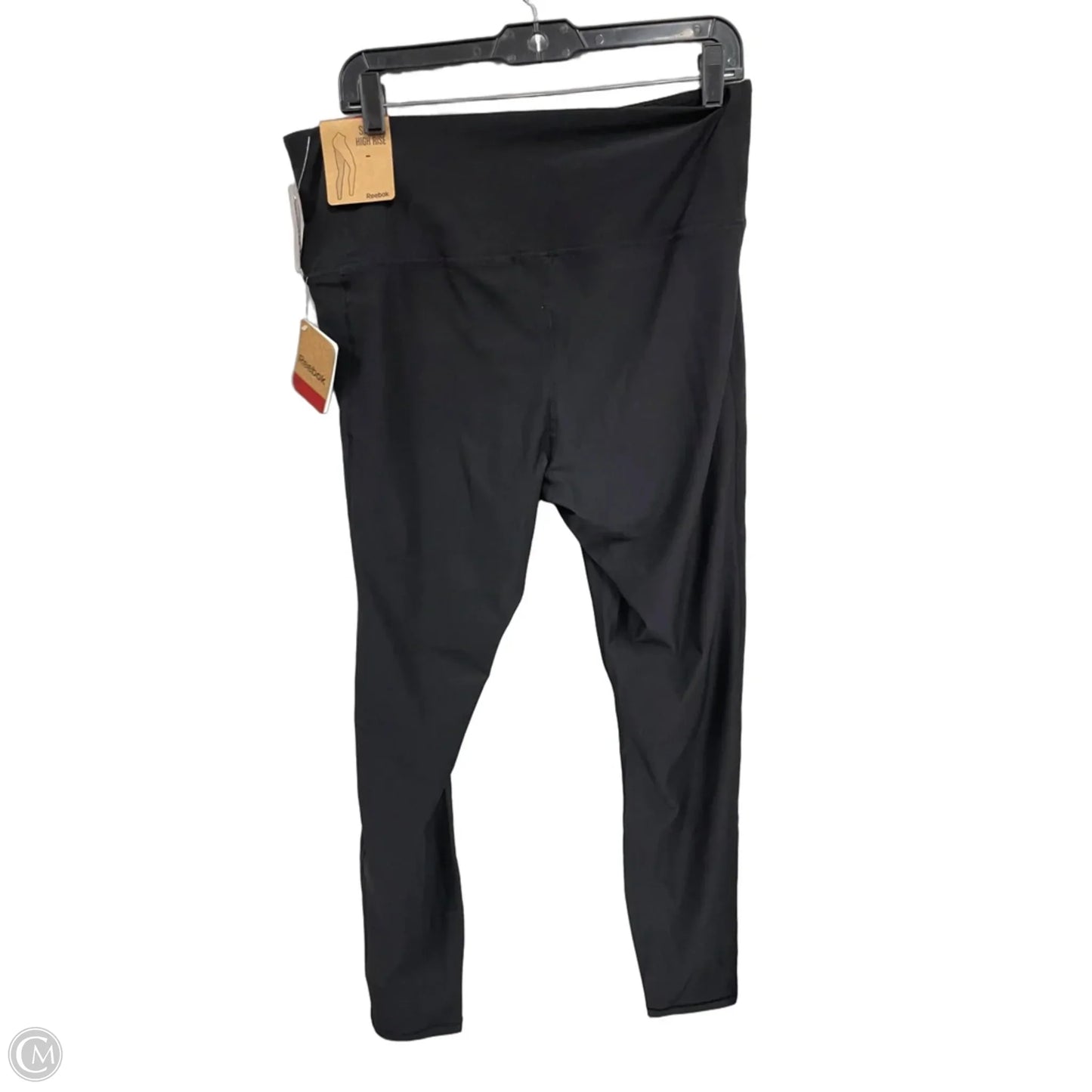 Athletic Leggings By Reebok In Black, Size: Xl