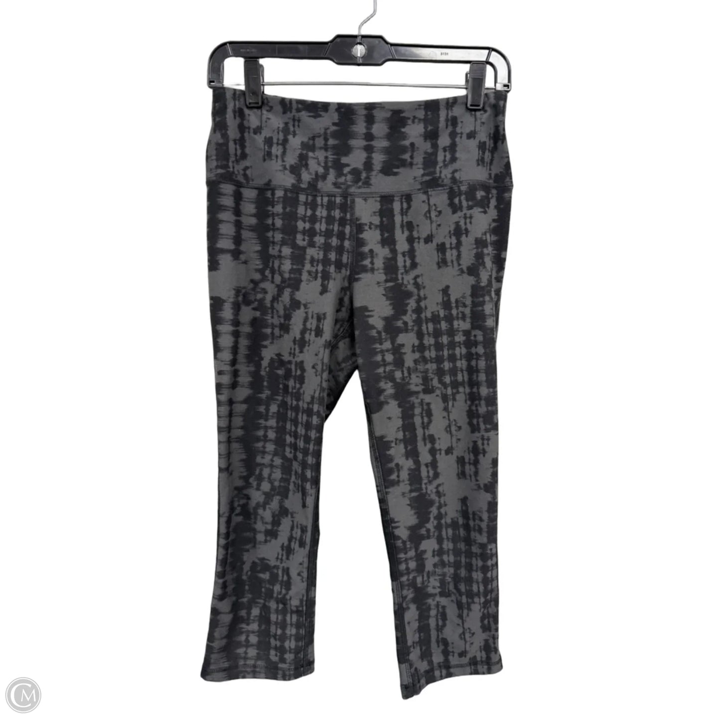 Athletic Capris By Dsg Outerwear In Black & Grey, Size: M