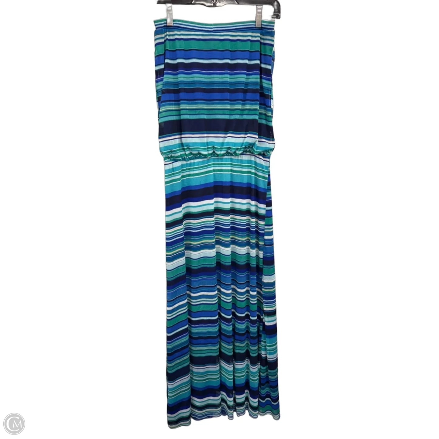 Dress Casual Maxi By Cynthia Rowley In Blue & Green, Size: M