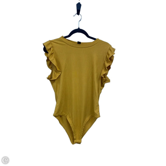 Bodysuit By Shein In Gold, Size: Xl