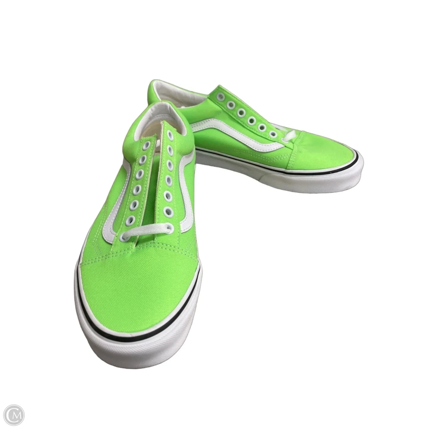 Shoes Athletic By Vans In Green, Size: 9.5