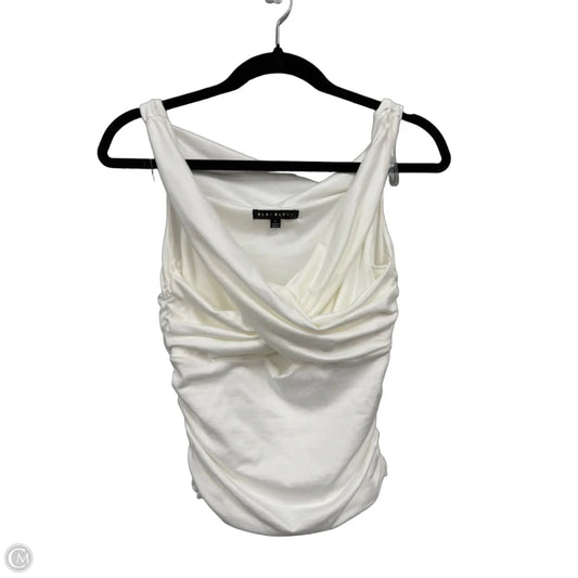Top Sleeveless By Blue Blush In White, Size: L
