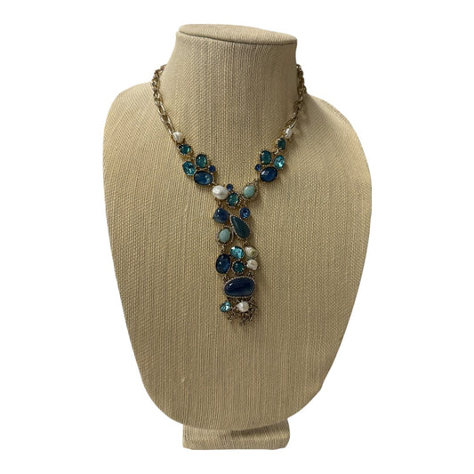 Necklace Statement By White House Black Market In Blue