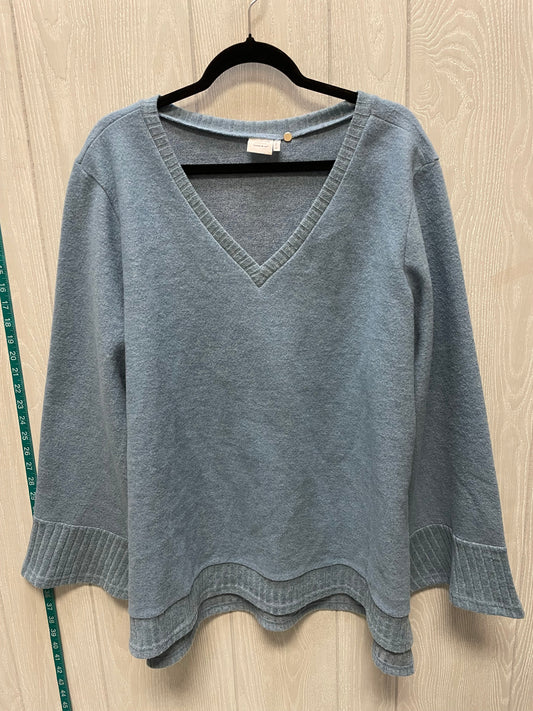 Sweater By Simple In Blue, Size: 3x