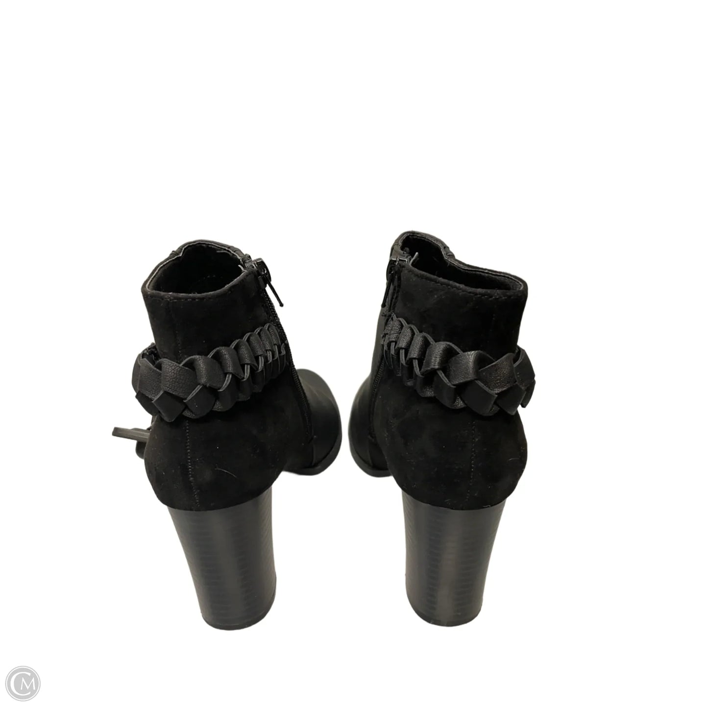 Boots Ankle Heels By Report In Black, Size: 7.5