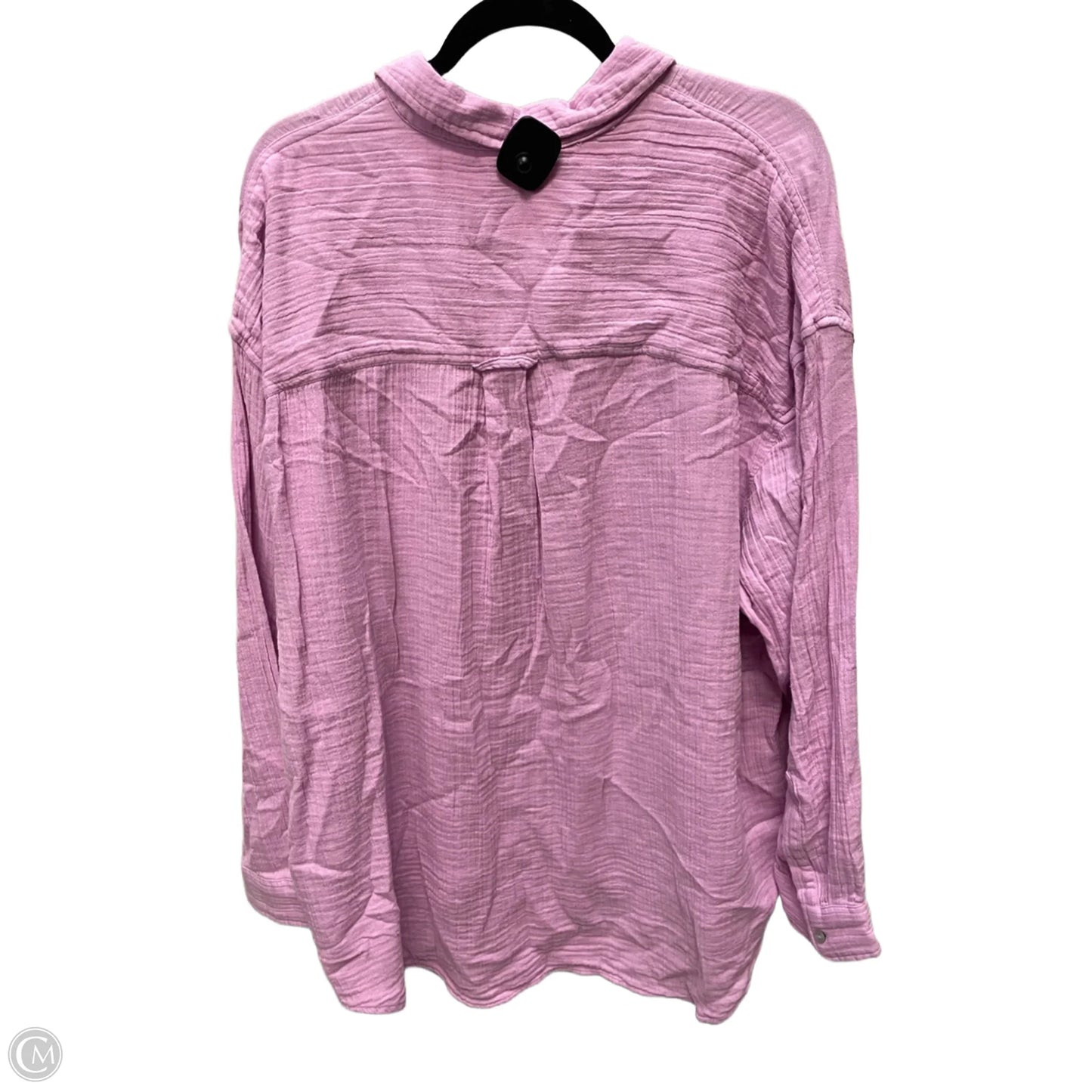 Top Long Sleeve By Time And Tru In Purple, Size: 2x