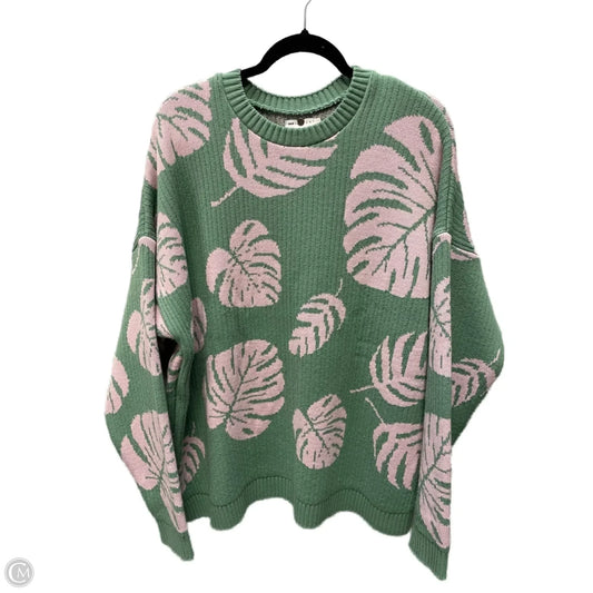 Sweater By Asos In Green & Pink, Size: 2x