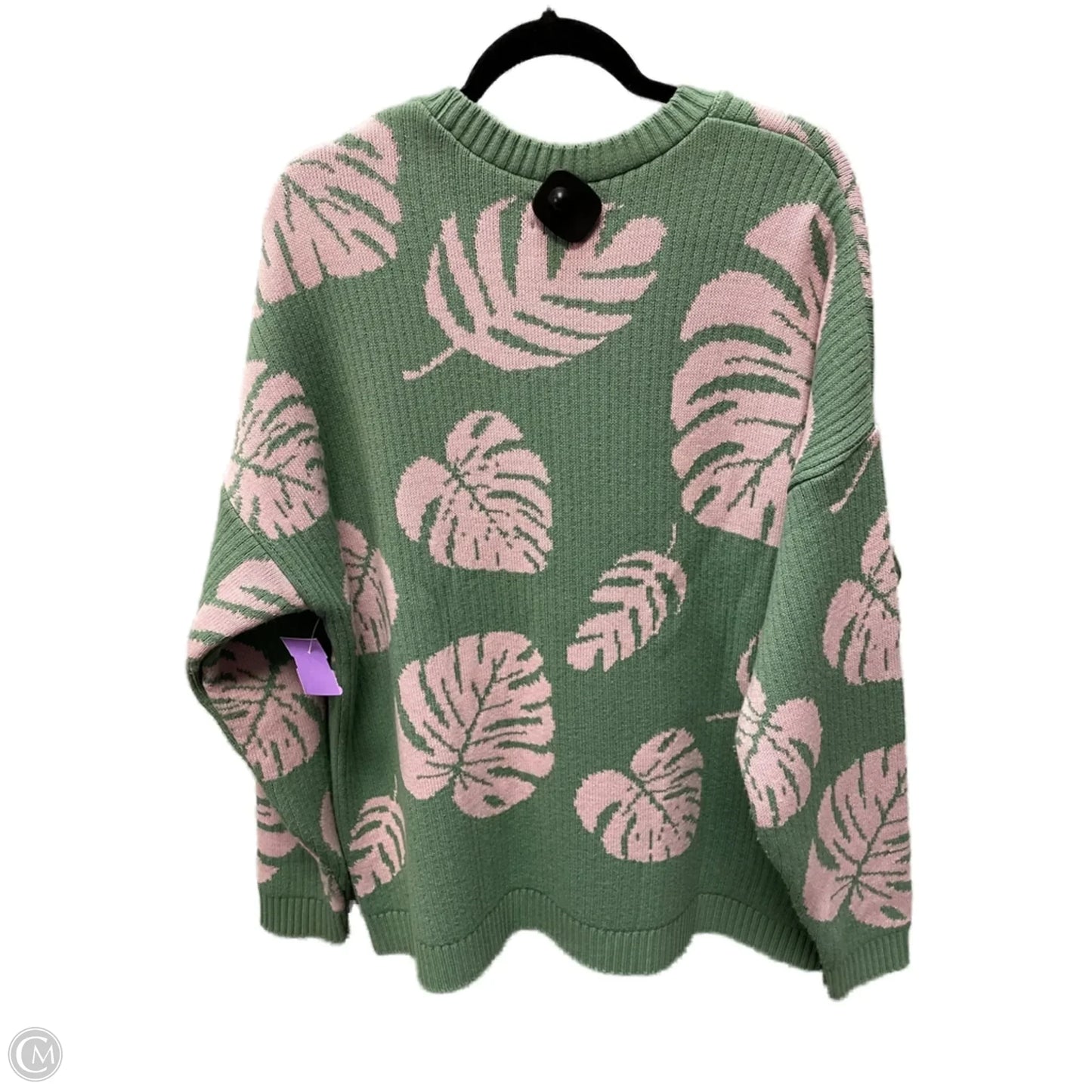 Sweater By Asos In Green & Pink, Size: 2x