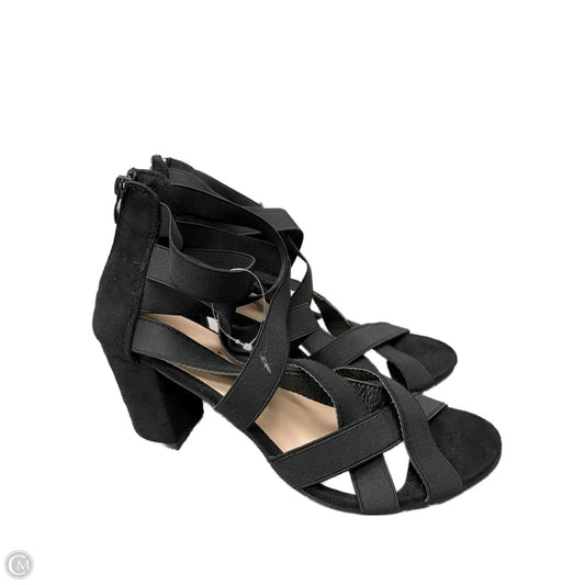 Shoes Heels Block By ashley blue -  In Black, Size: 9