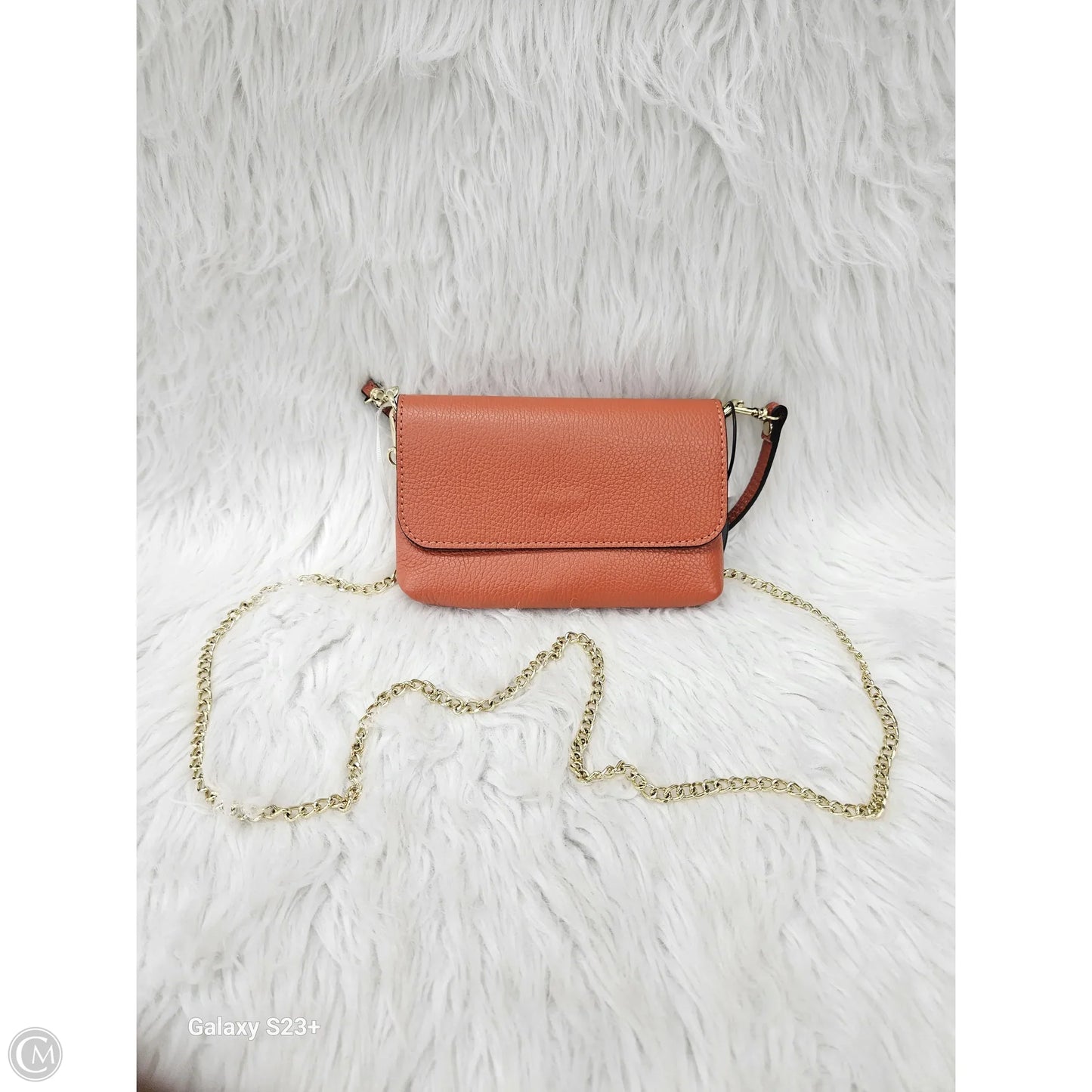 Crossbody Leather By Clothes Mentor, Size: Small