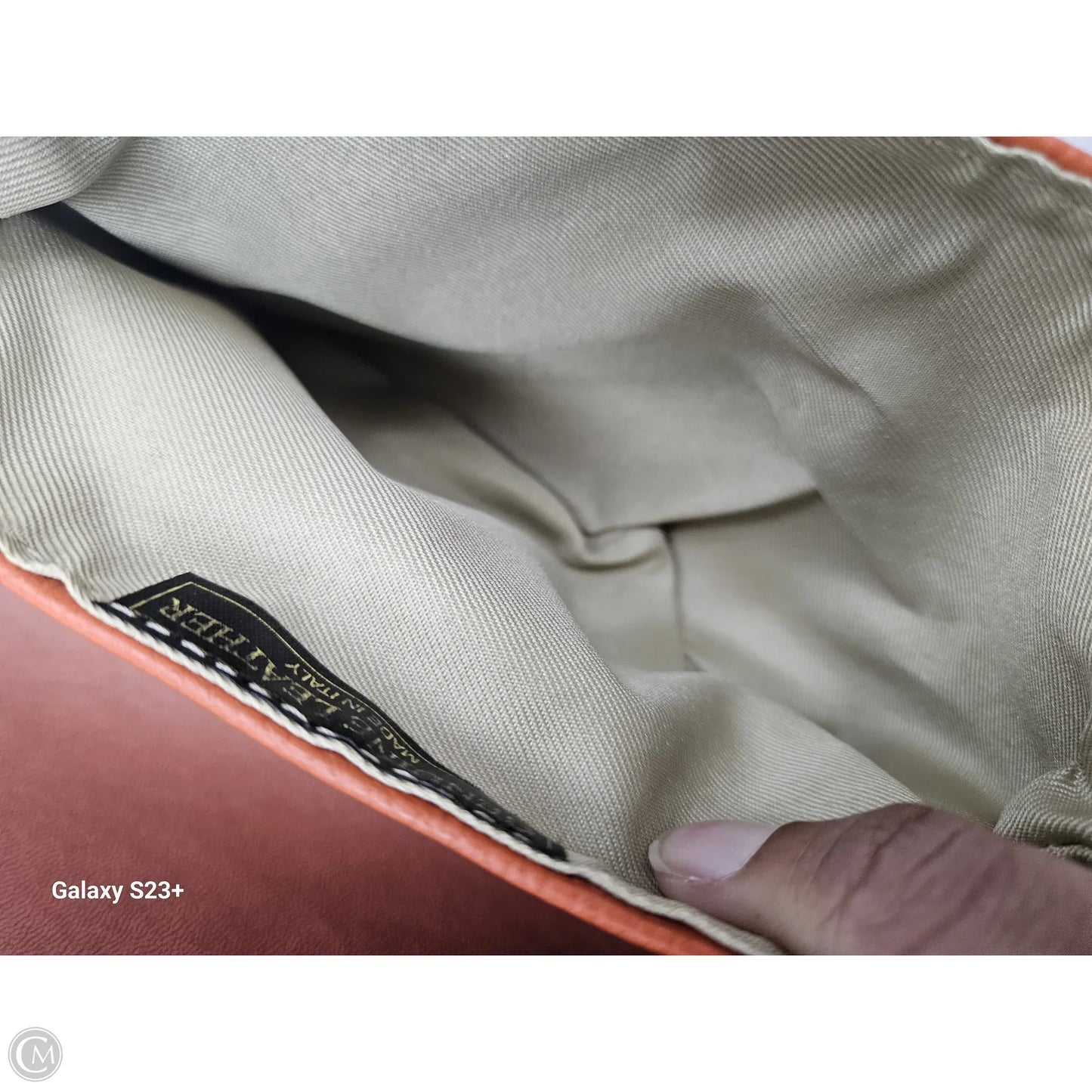 Crossbody Leather By Clothes Mentor, Size: Small