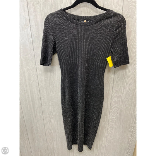 Dress Casual Short By Haute Monde In Black & Silver, Size: S