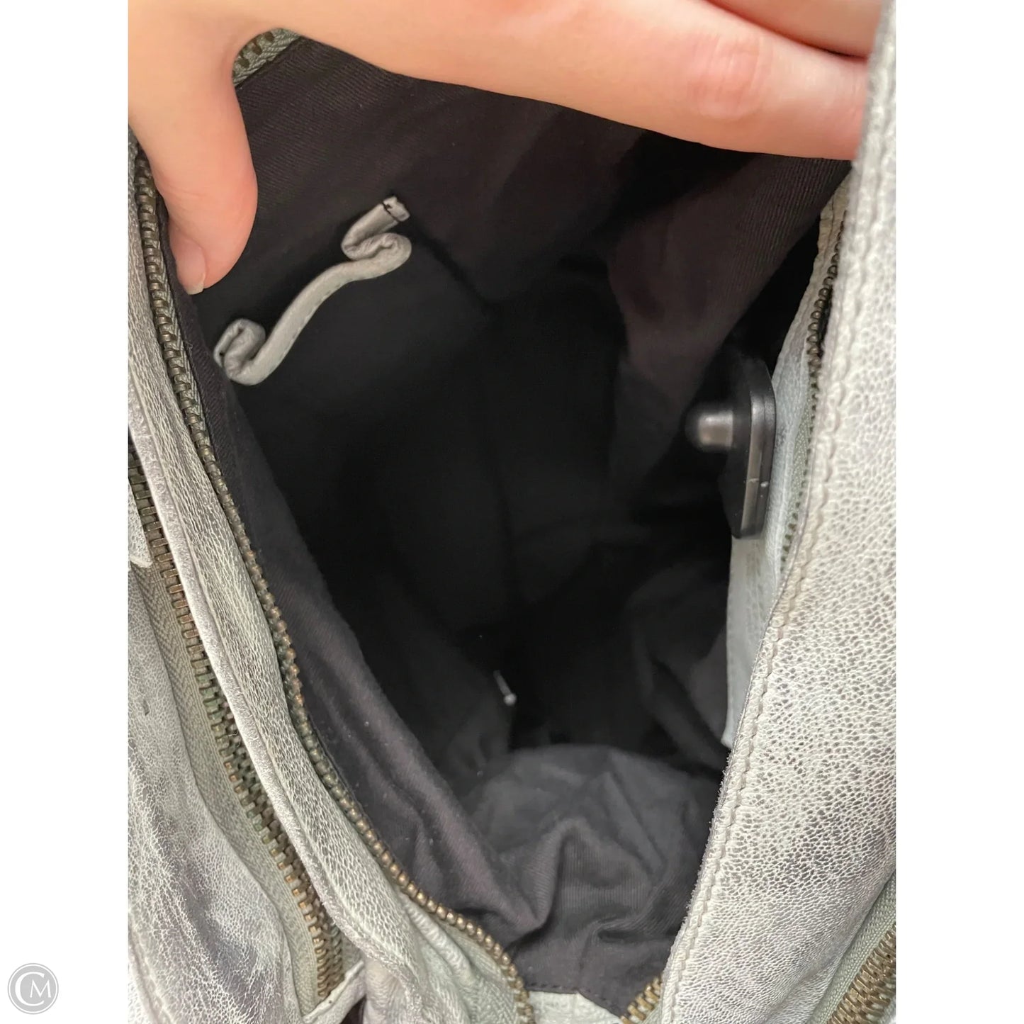 Handbag Leather By Cma, Size: Large