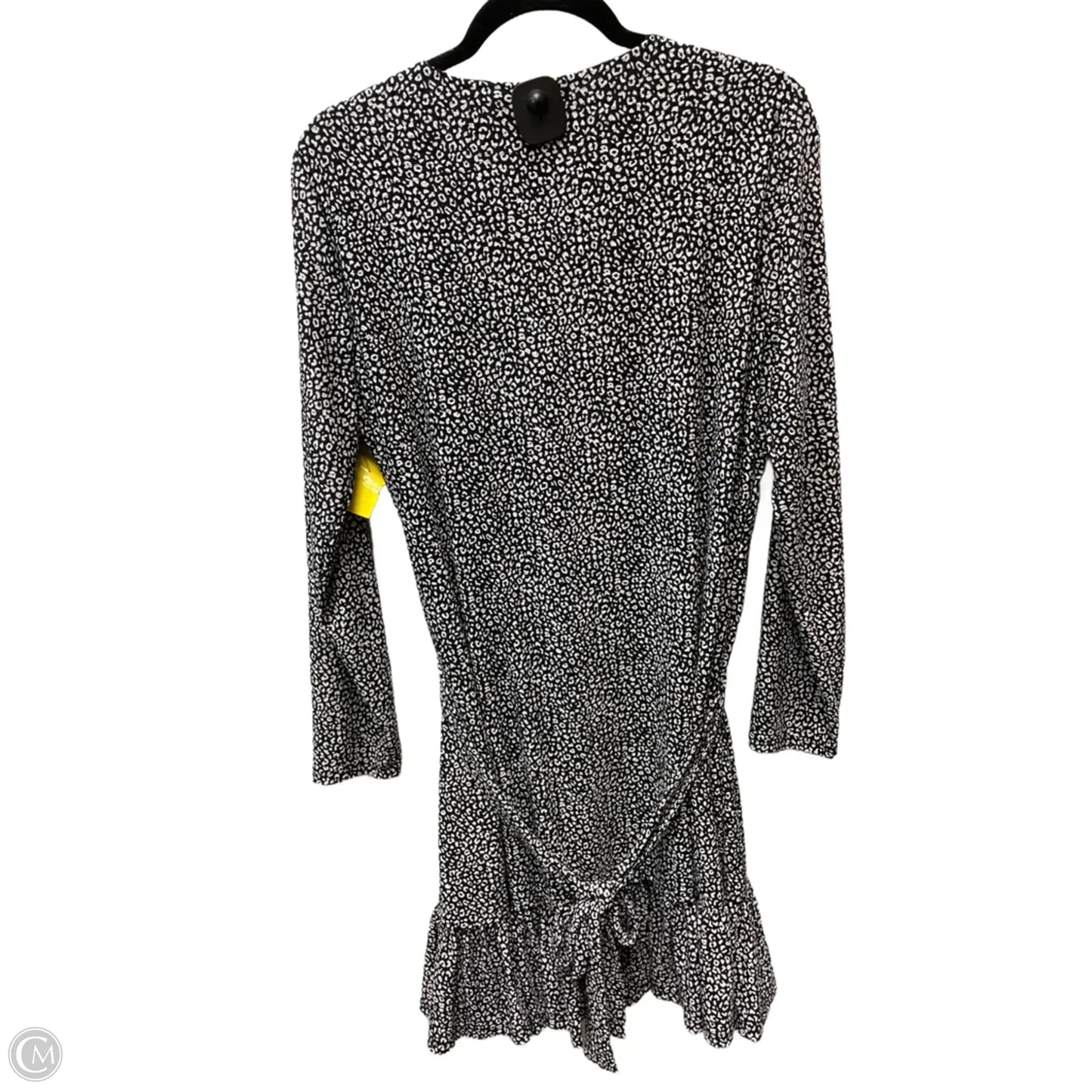 Dress Casual Midi By Michael By Michael Kors In Black & White, Size: Xl