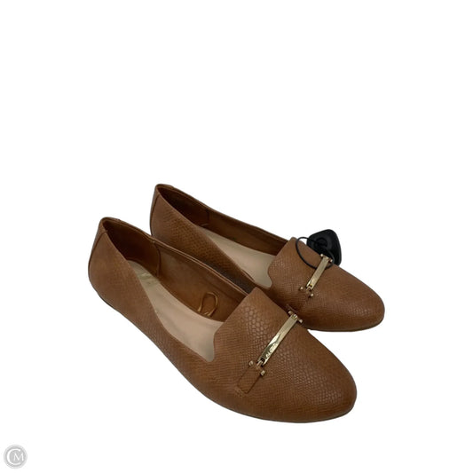 Shoes Flats By Aldo In Brown, Size: 10
