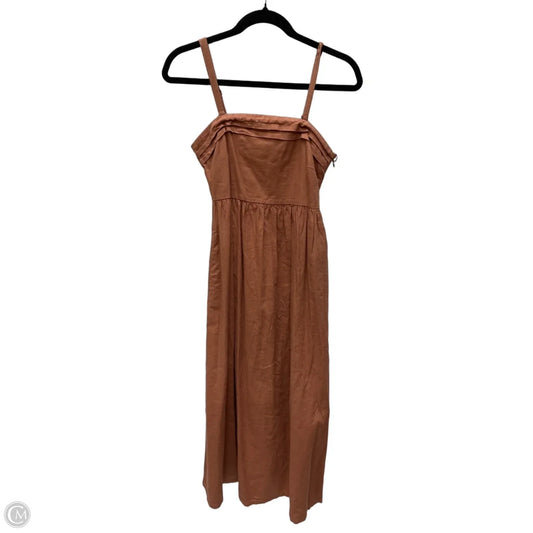 Dress Casual Midi By Joie In Brown, Size: Xs