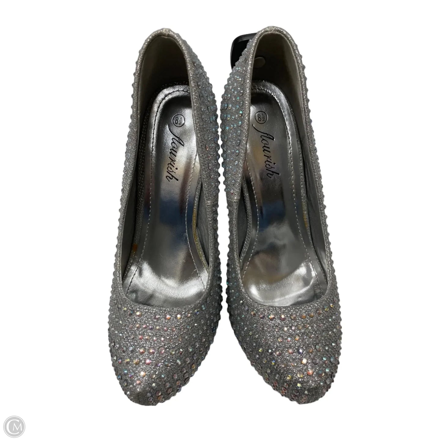 Shoes Heels Stiletto By flourish In Silver, Size: 8.5