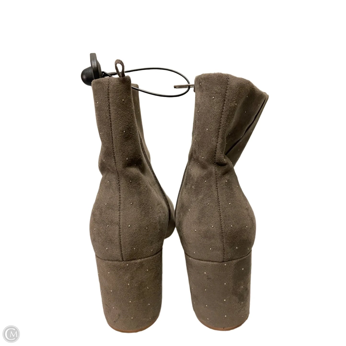 Boots Ankle Heels By Old Navy In Taupe, Size: 11