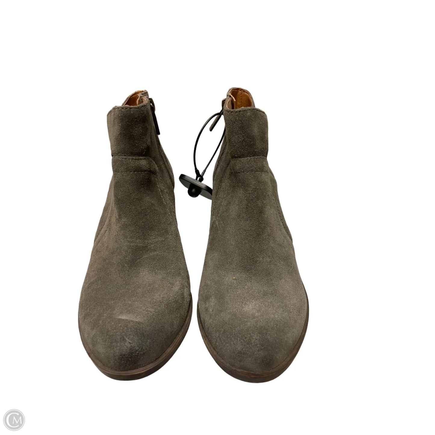 Boots Ankle Heels By Lucky Brand In Grey, Size: 7.5