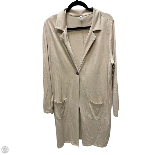 Cardigan By Soft Surroundings In Tan, Size: Xl