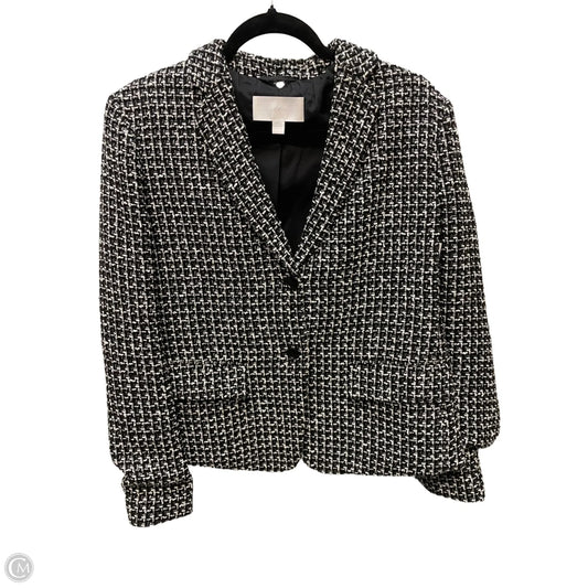 Blazer By Hugo Boss In Black & Cream, Size: M