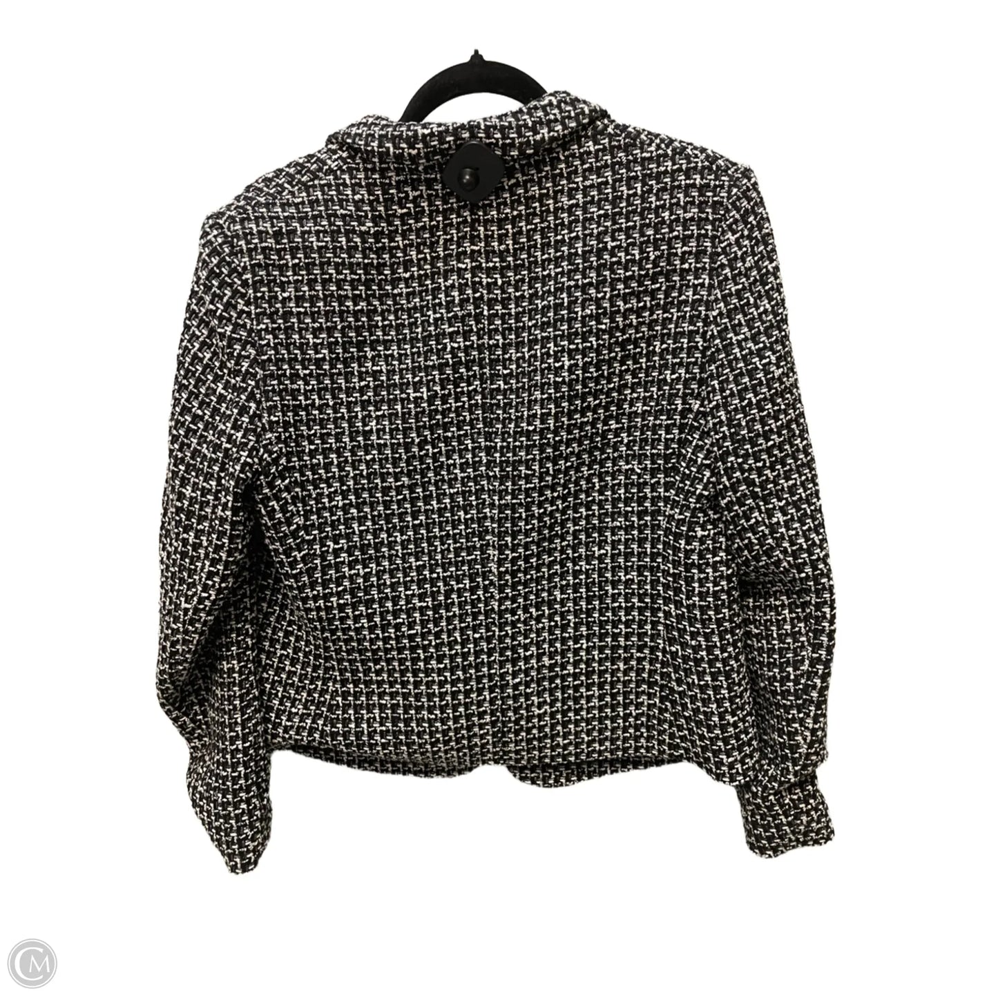 Blazer By Hugo Boss In Black & Cream, Size: M