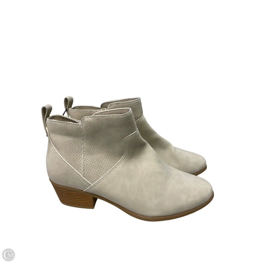 Boots Ankle Heels By Arizona In Tan, Size: 9