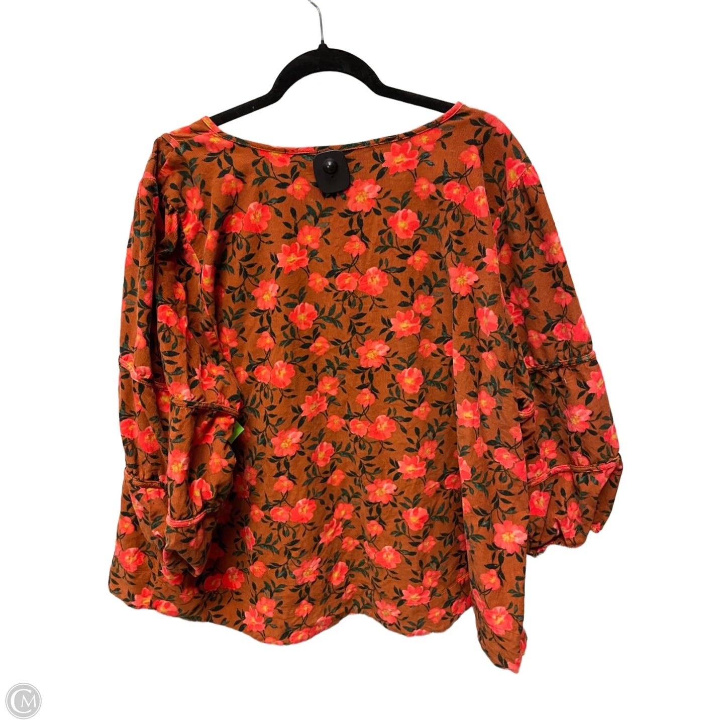 Top Long Sleeve By Sonoma In Floral Print, Size: 3x