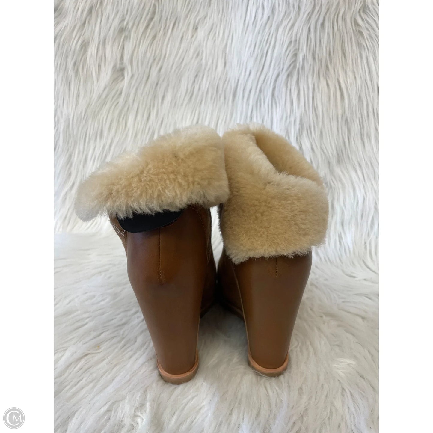 Boots Designer By Ugg In Brown, Size: 10