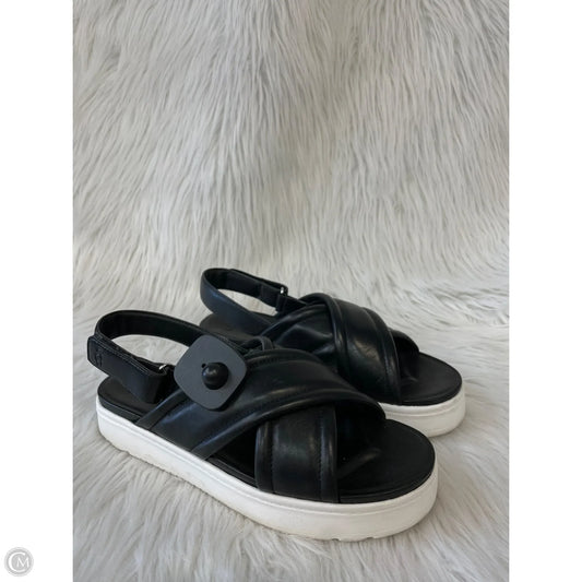 Sandals Designer By Ugg In Black, Size: 9