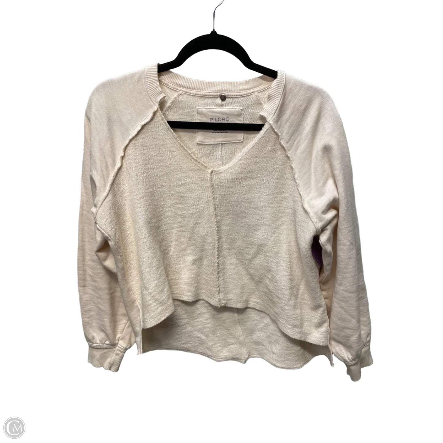 Top Long Sleeve By Pilcro In Cream, Size: Xs