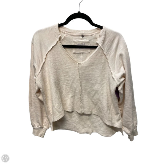 Top Long Sleeve By Pilcro In Cream, Size: Xs