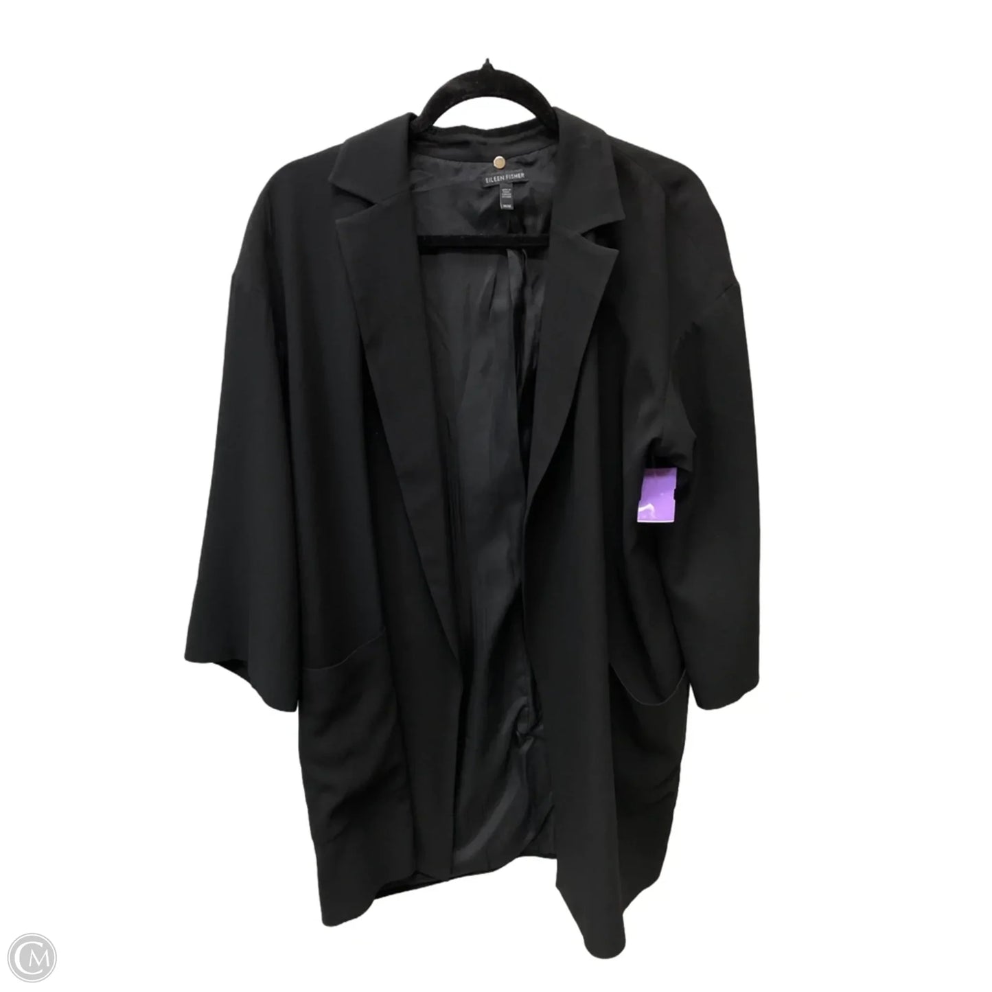 Blazer By Eileen Fisher In Black, Size: M