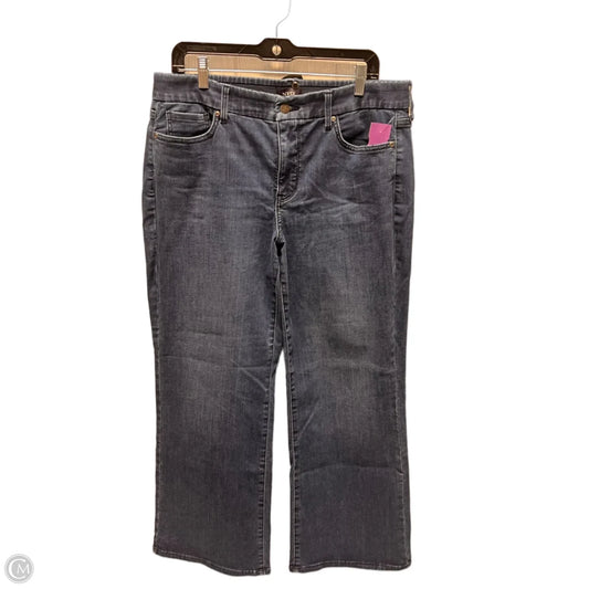 Jeans Wide Leg By Not Your Daughters Jeans In Blue Denim, Size: 12