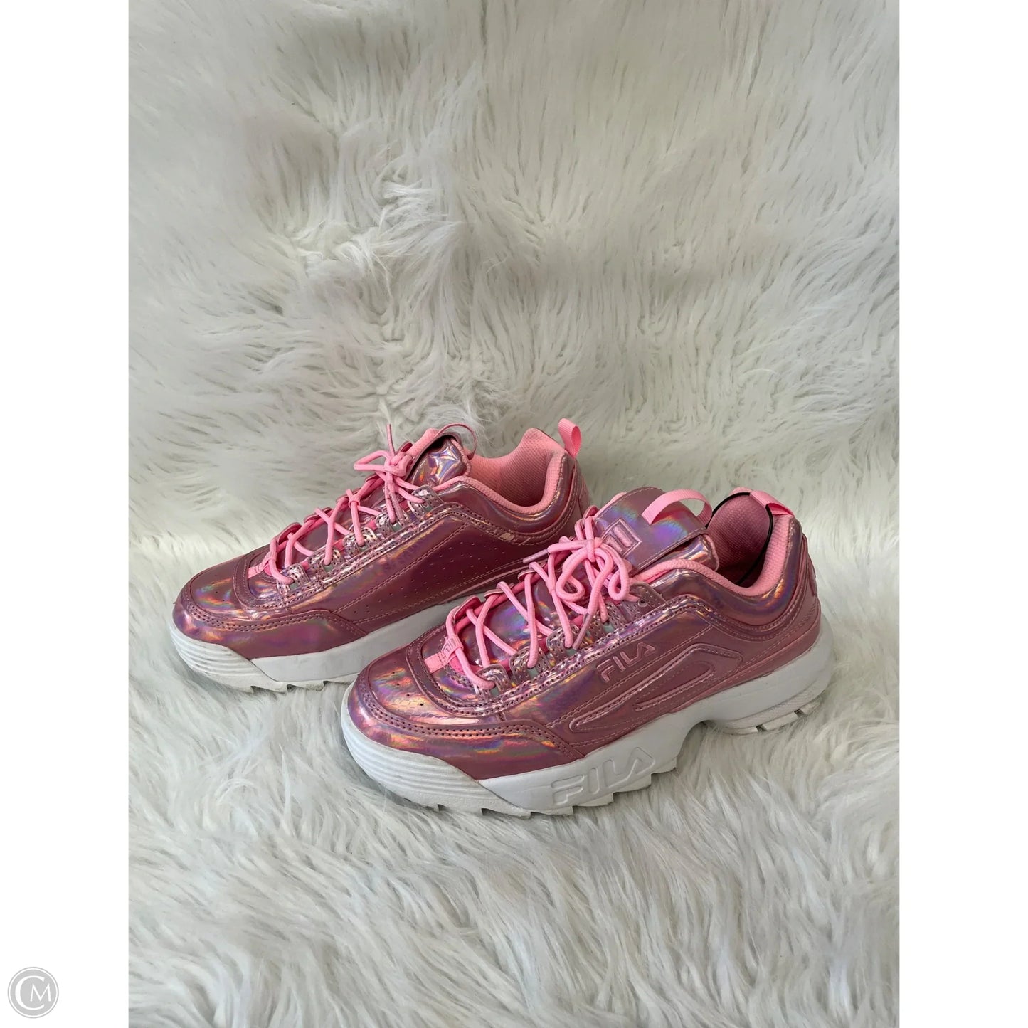 Shoes Sneakers By Fila In Pink, Size: 9.5