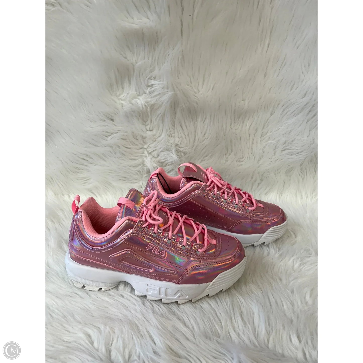 Shoes Sneakers By Fila In Pink, Size: 9.5