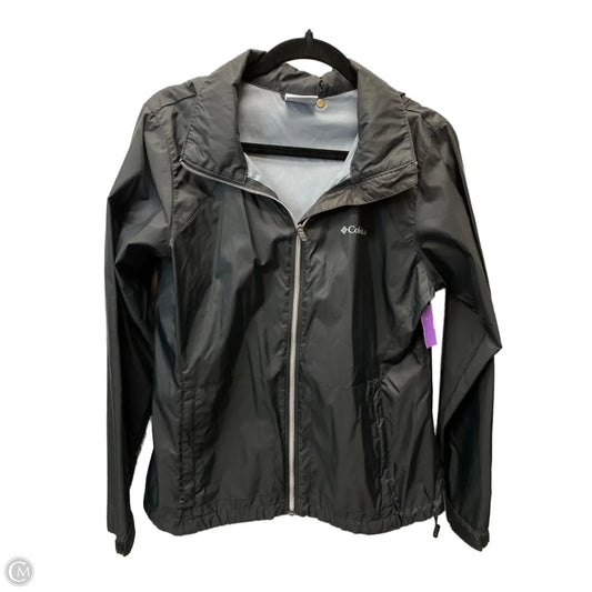 Jacket Windbreaker By Columbia In Black, Size: L